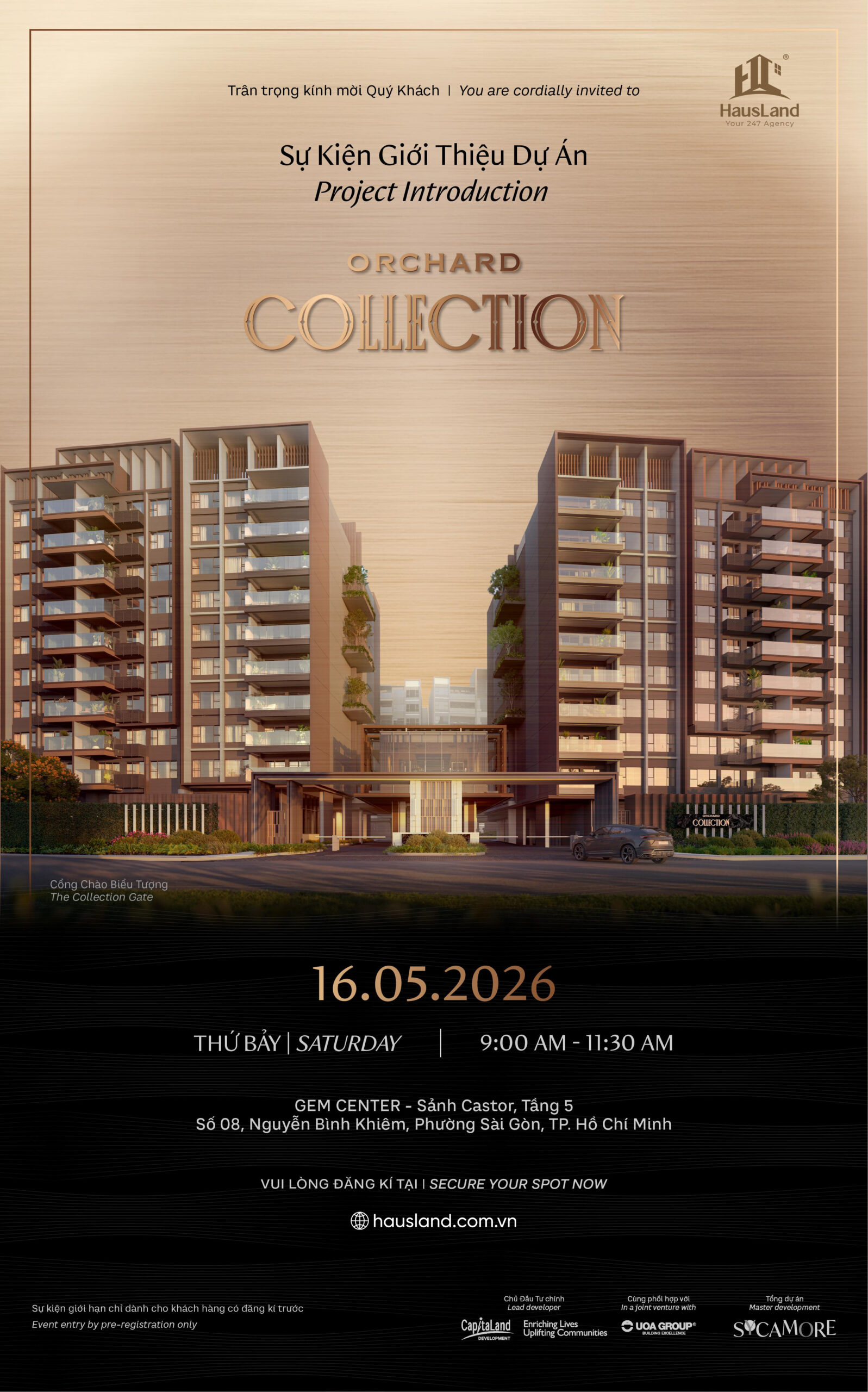 ORCHARD COLLECTION - SỰ KIỆN GIỚI THIỆU DỰ ÁN 16.05.2026 1 ORCHARD COLLECTION - SỰ KIỆN GIỚI THIỆU DỰ ÁN 16.05.2026