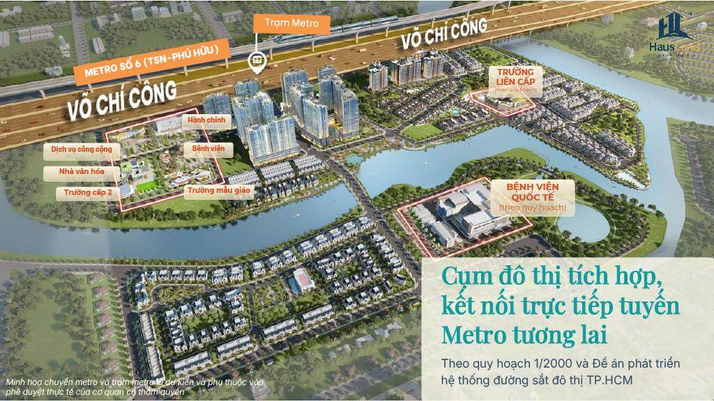 Vị trí Gladia Heights | Đón đầu hạ tầng tỷ đô 2026 - 2027 10 Khu tích hợp với các công trình xung quanh Vị trí Gladia Heights