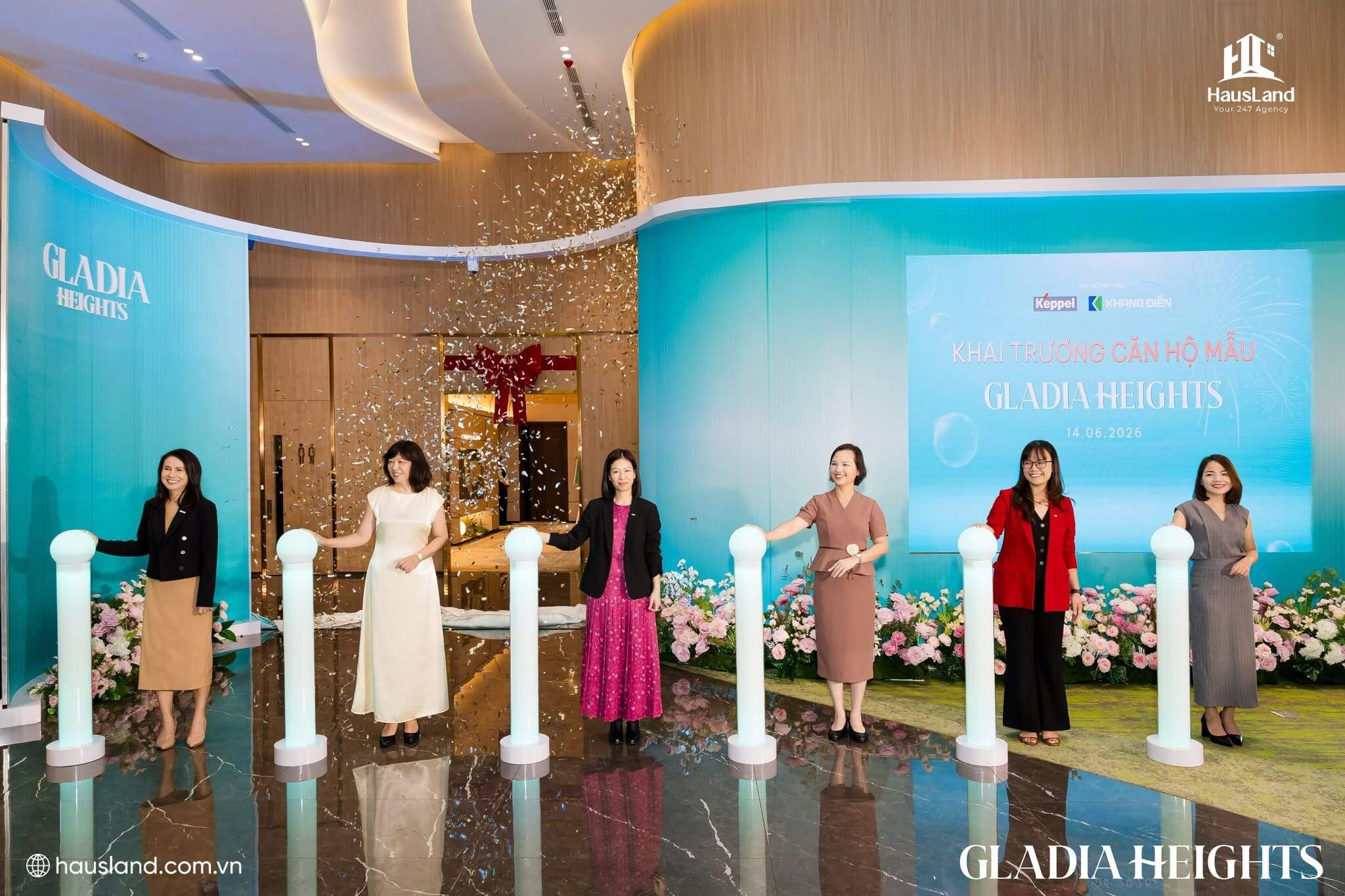 Khai trương nhà mẫu Gladia Heights - Kiến tạo chuẩn sống tương lai giữa tâm điểm Khu Đông 2 Sự kiện ra mắt nhà mẫu Gladia Heights