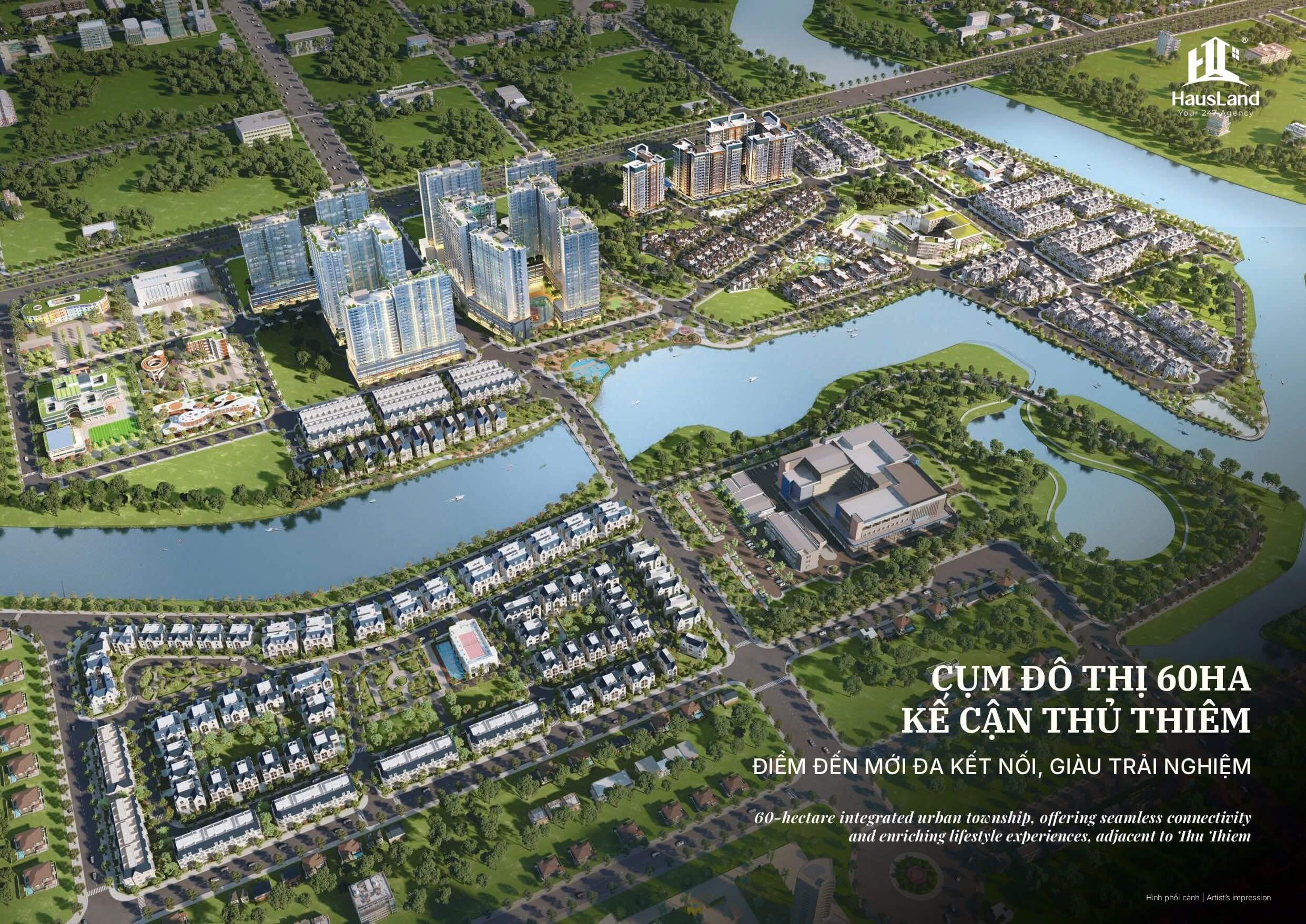 Khai trương nhà mẫu Gladia Heights - Kiến tạo chuẩn sống tương lai giữa tâm điểm Khu Đông 12 Tổng quan cụm đô thị Gladia 60ha