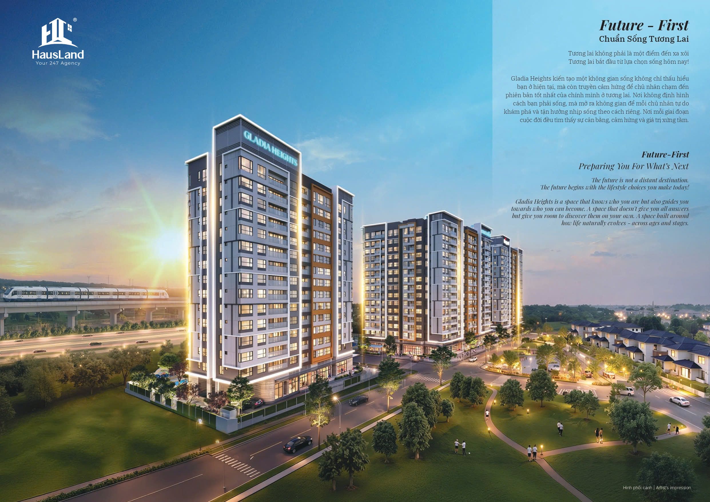 HausLand chính thức phân phối Gladia Heights - Siêu phẩm cao tầng từ Khang Điền & Keppel 2 Tổng quan dự án Gladia Heights