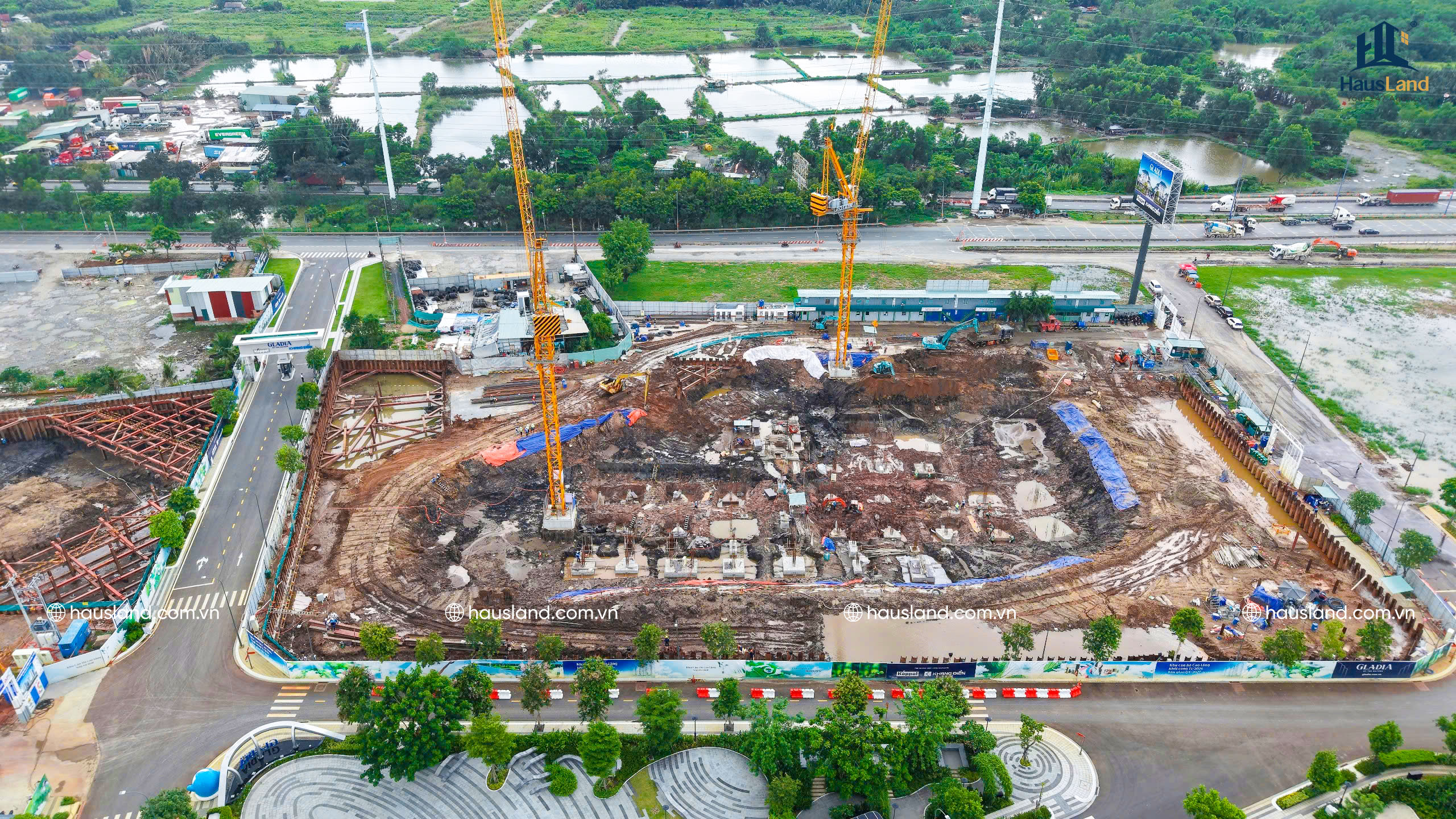 Gladia Heights: Dự án Căn hộ được mong chờ nhất khu Đông 2026 9 Hình ảnh tiến độ mới nhất Dự án Gladia Heights