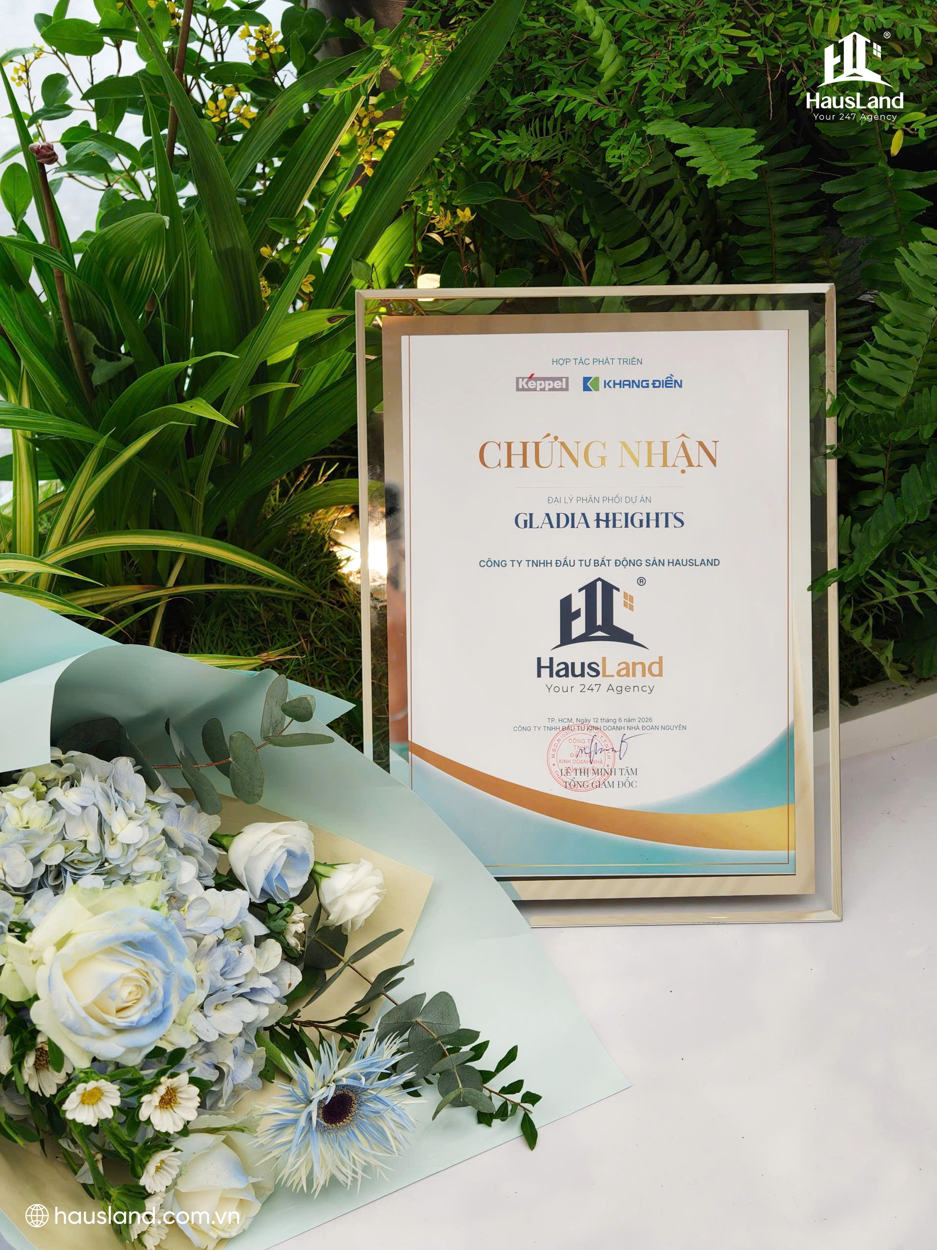 HausLand chính thức phân phối Gladia Heights - Siêu phẩm cao tầng từ Khang Điền & Keppel 8 HausLand - Đại lý phân phối F1 dự án Gladia Heights