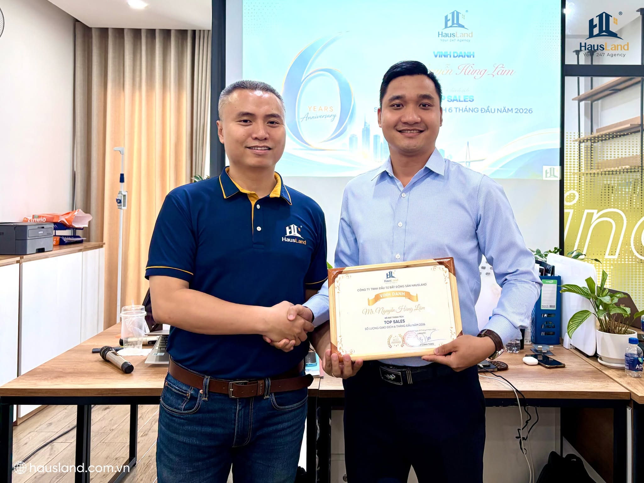 HausLand nhìn lại hành trình 06 năm phát triển: Gắn kết nội lực – Bứt phá thành công 26 Nguyễn Hùng Lãm – Top Sales Số lượng giao dịch 6 tháng đầu năm 2026