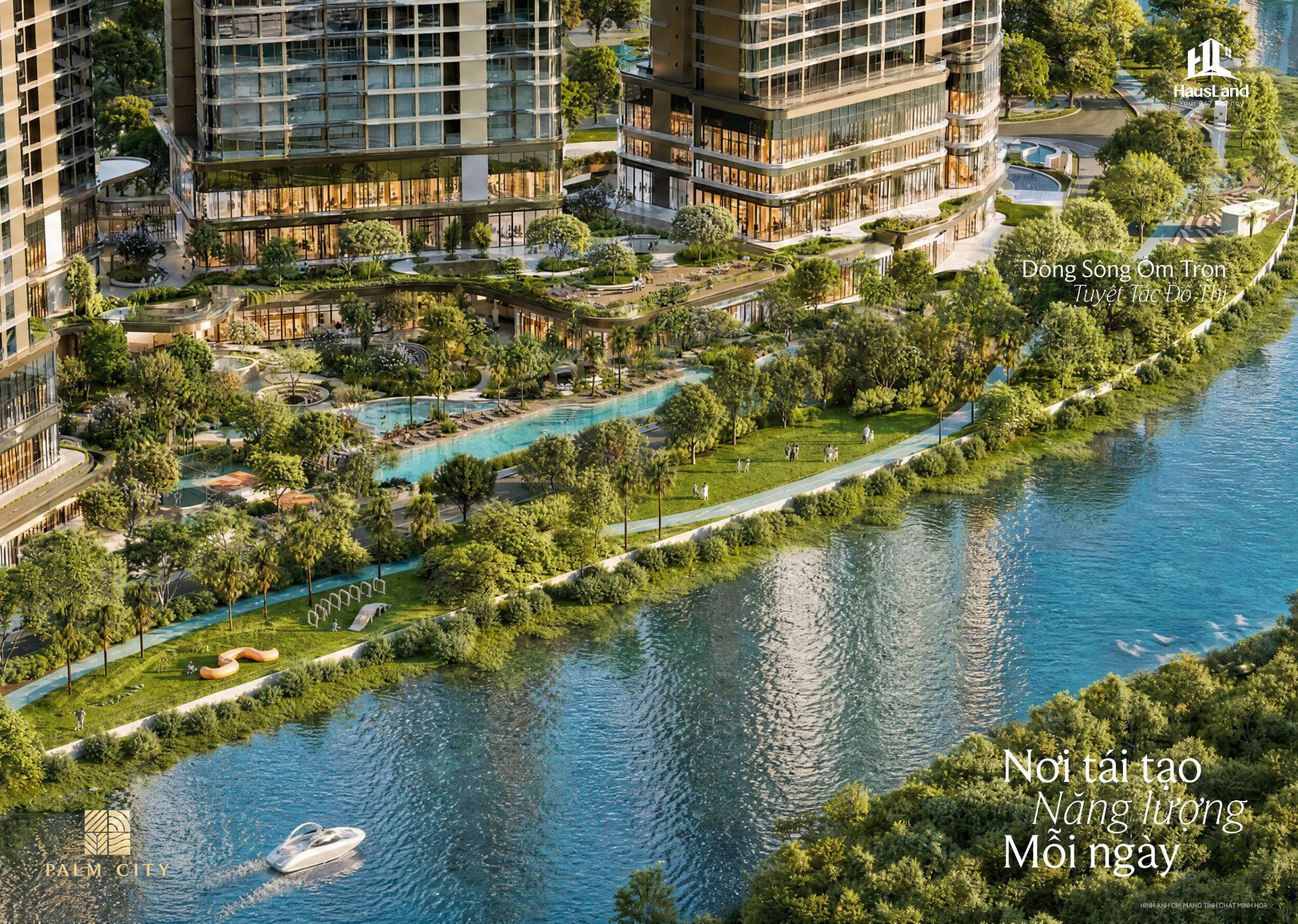 Dự án Palm River: Toàn cảnh giá trị an cư và tiềm năng đầu tư tại Khu Đông TP. HCM 7 Dự án Palm River được bao quanh bởi 2 con sông