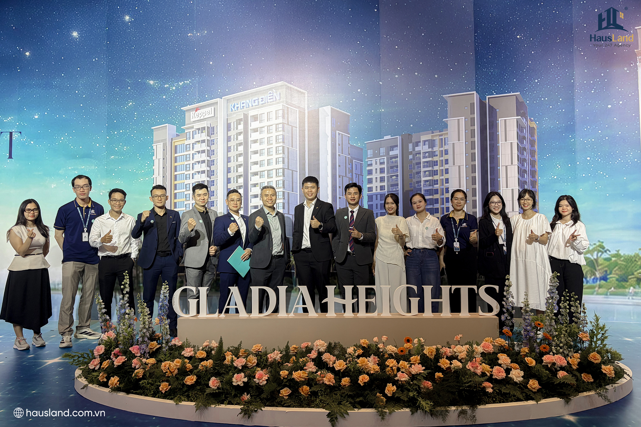 Chính thức mở bán Gladia Heights - Khởi đầu hành trình chuẩn sống tương lai 2 HausLand tham gia sự kiện mở bán Gladia Hieghts
