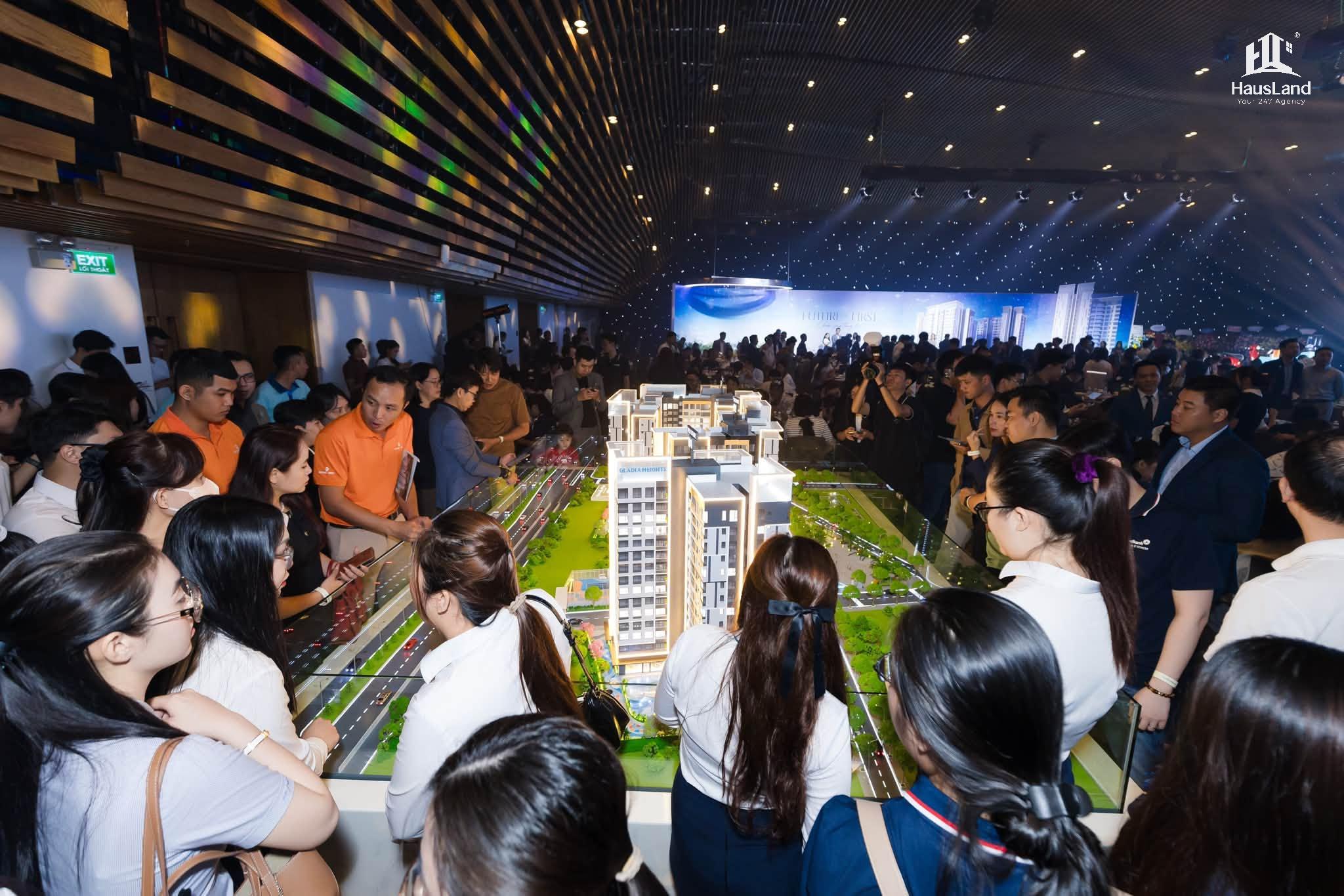 Chính thức mở bán Gladia Heights - Khởi đầu hành trình chuẩn sống tương lai 4 Khu vực trưng bày tại sự kiện mở bán Gladia Heights