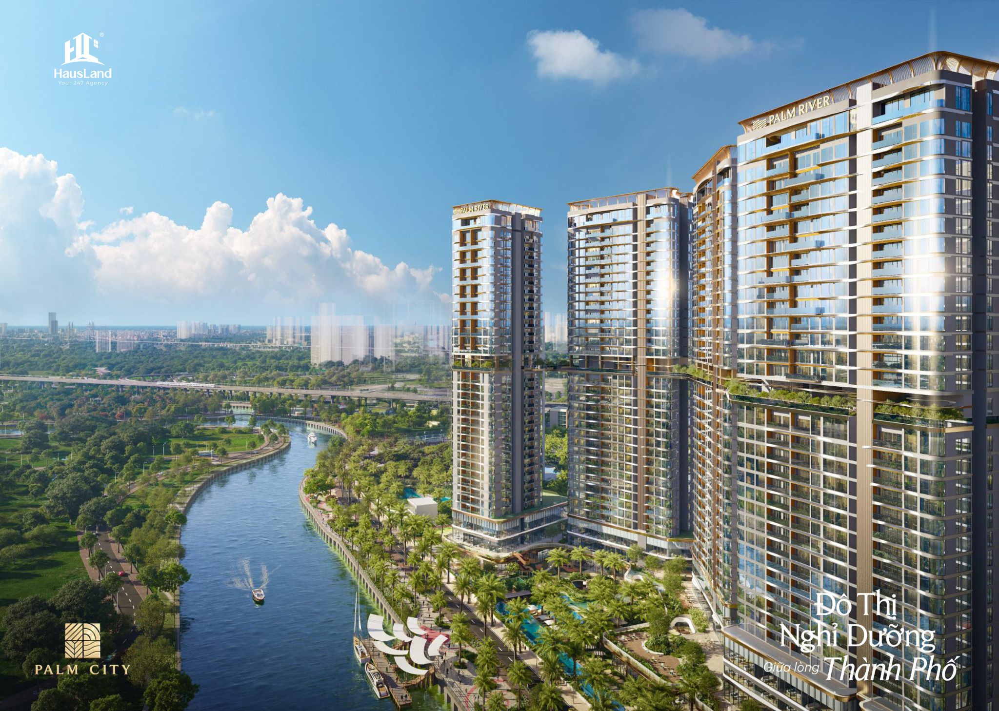 Dự án Palm River: Toàn cảnh giá trị an cư và tiềm năng đầu tư tại Khu Đông TP. HCM 2 Phân khu Palm River trong đại đô thị