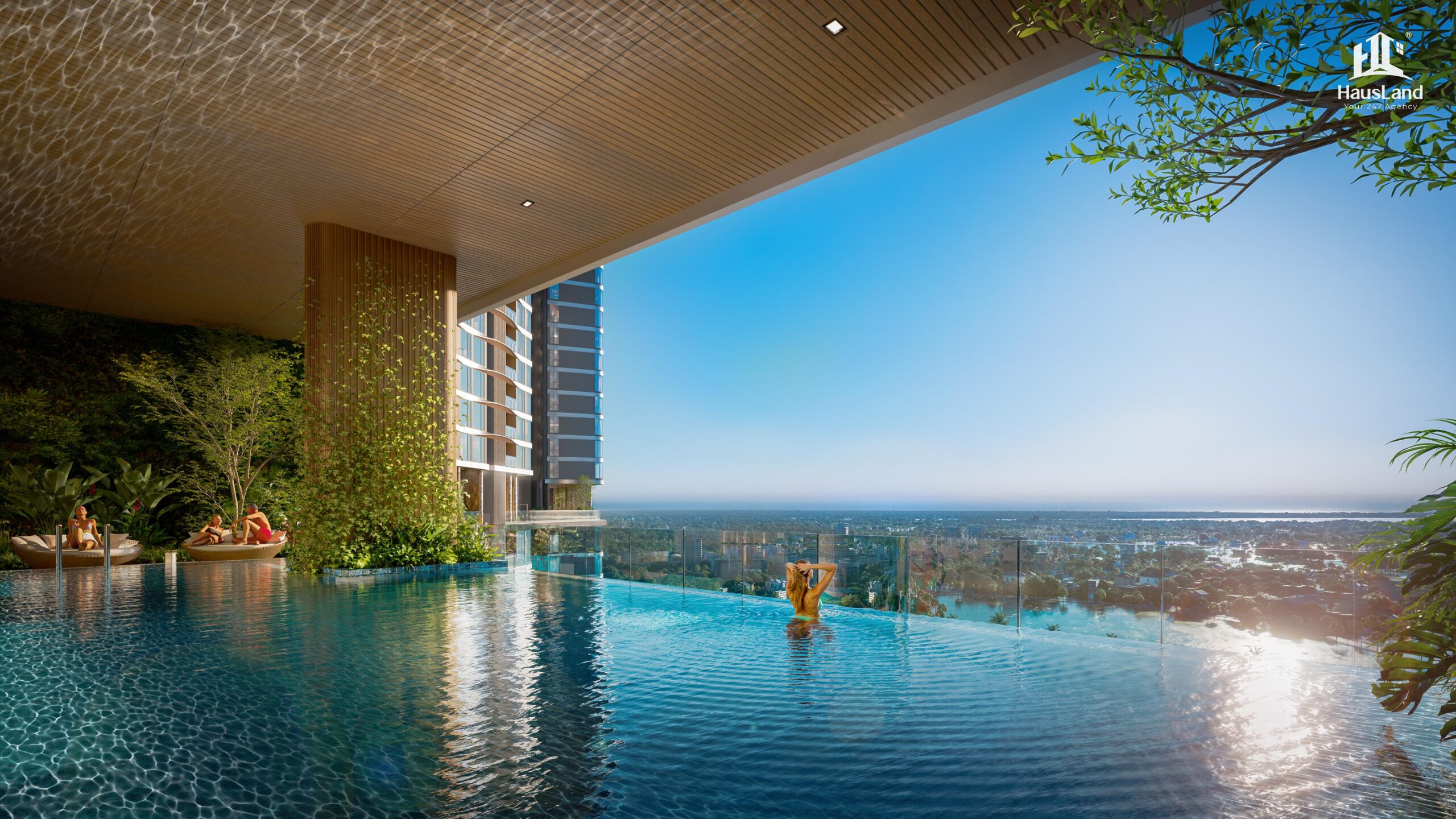 Tiện ích Palm River - Nâng tầm chuẩn sống nghỉ dưỡng giữa lòng khu Đông 12 Tiện ích Palm River - Hồ bơi vô cực