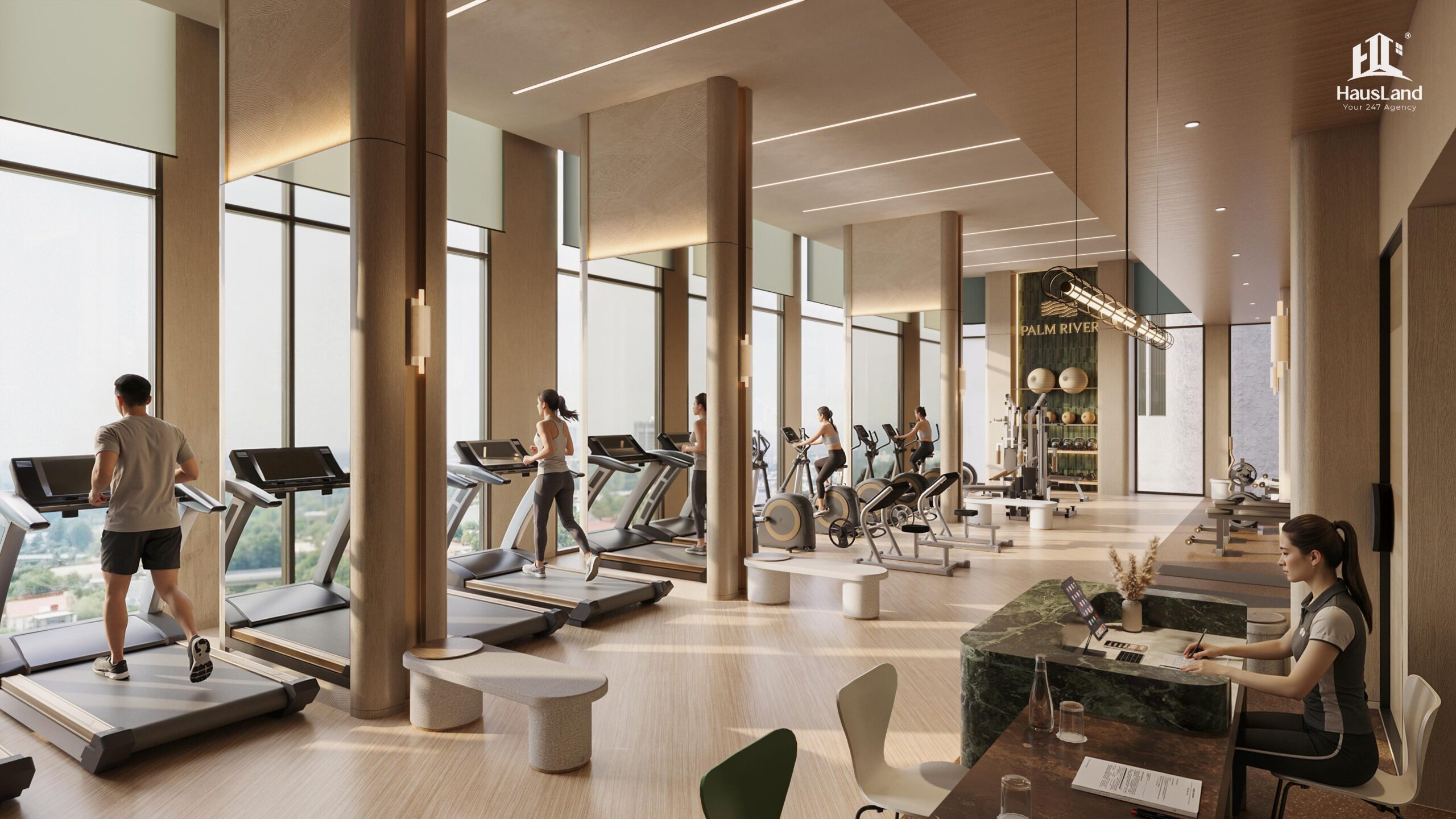 Tiện ích Palm River - Nâng tầm chuẩn sống nghỉ dưỡng giữa lòng khu Đông 6 Tiện ích Palm River - Phòng Gym