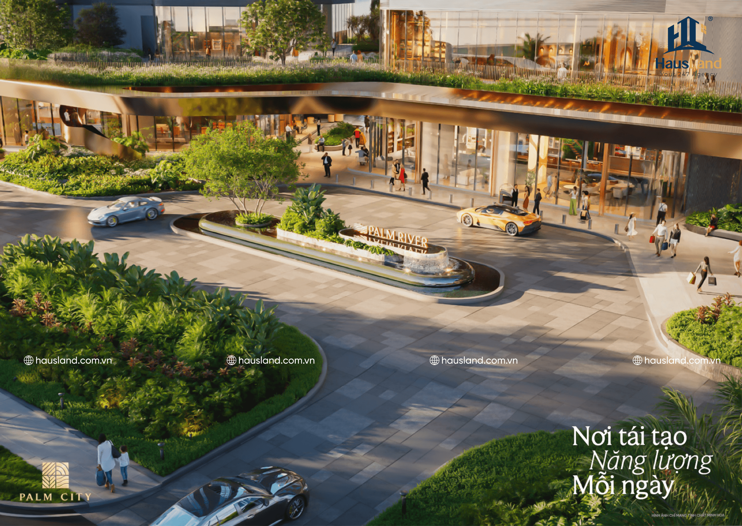 Phân tích và đánh giá mặt bằng Dự án Palm River 5 Phối cảnh Dự án Palm River