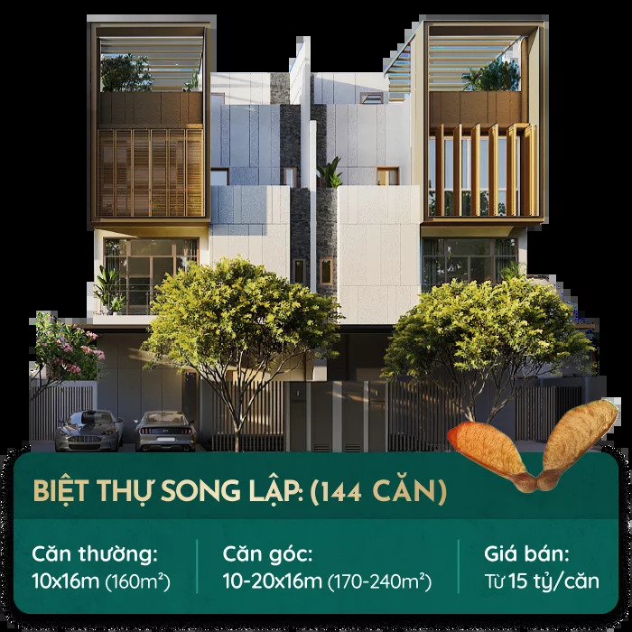 The Orchard Sycamore - Dấu ấn phân khu thấp tầng đầu tiên tại Đại đô thị 8 Biệt thự song lập The Orchard Sycamore