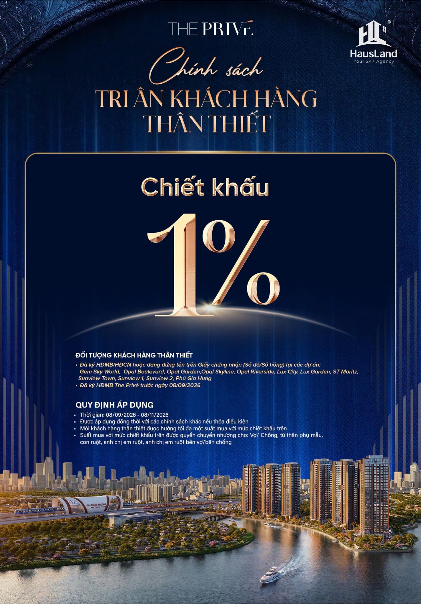 Chính sách thanh toán The Privé - Đòn bẩy tài chính cho một vị thế mới 5 Chính sách thanh toán The Privé - Tri ân khách hàng thân thiết