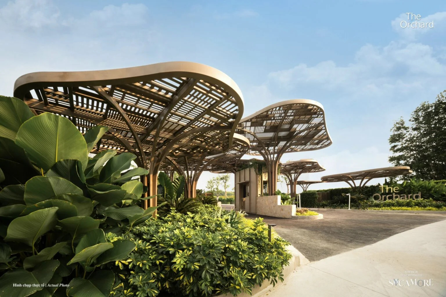 The Orchard Sycamore - Dấu ấn phân khu thấp tầng đầu tiên tại Đại đô thị 3 Cổng chào mừng The Orchard Sycamore