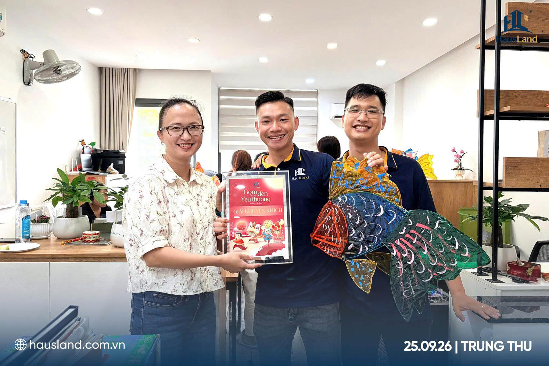 Trung thu HausLand 2026 | Gom đèn gói trăng - Yêu thương gắn kết 16 Đội giải khuyến khích trong cuộc thị trung thu HausLand