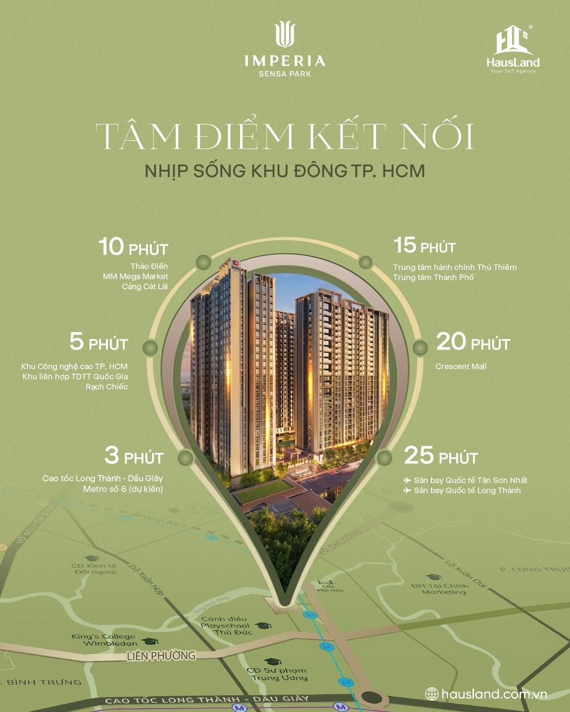 Dự án Imperia Sensa Park: Dấu ấn mới của MIK Group tại khu Đông TP. HCM 9 Tâm điểm kết nối tại dự án Imperia Senssa Park