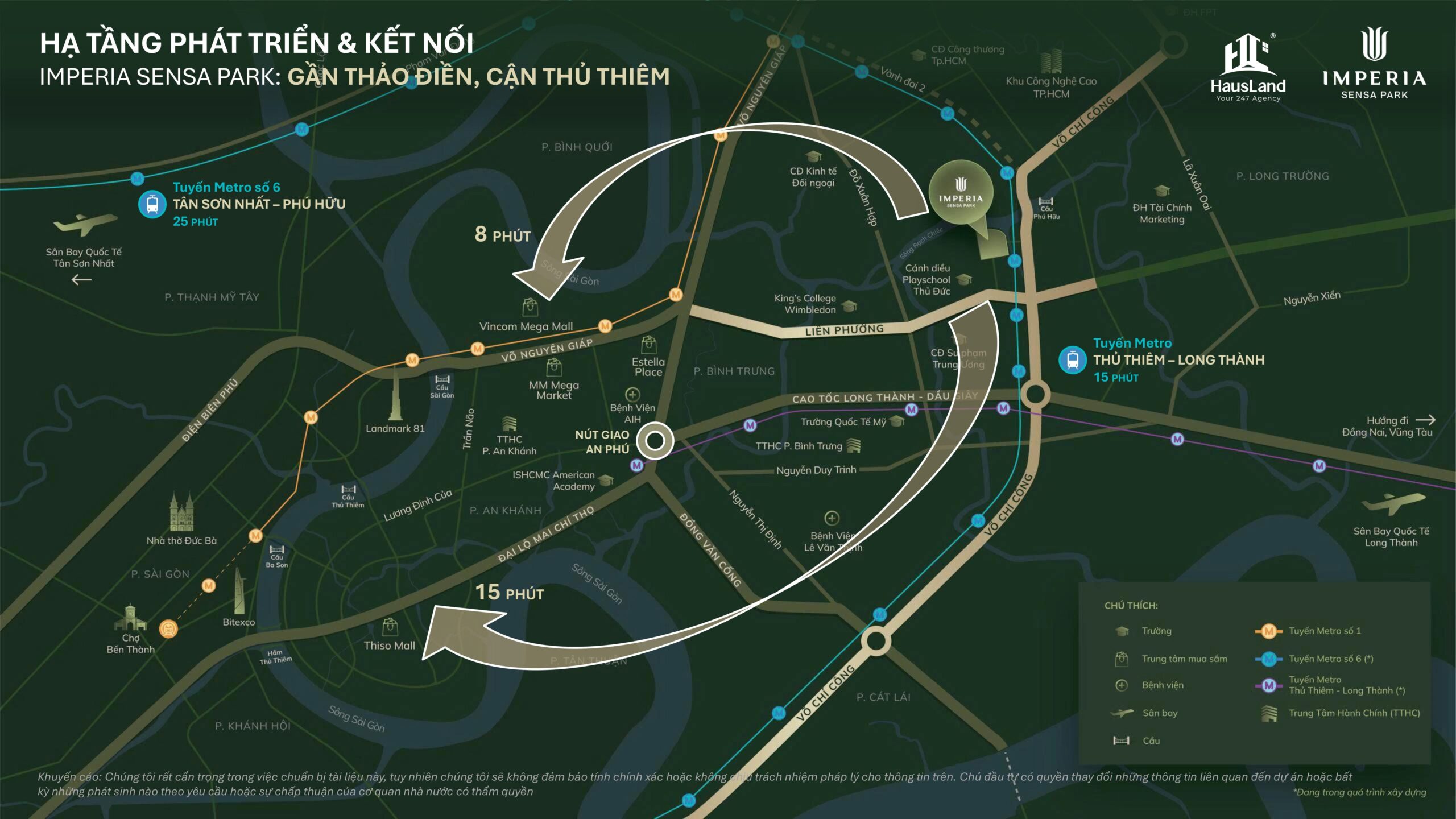 Dự án Imperia Sensa Park: Dấu ấn mới của MIK Group tại khu Đông TP. HCM 8 Vị trí chiến lược dự án Imperia Sensa Park